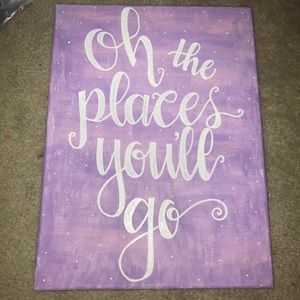Hand painted canvas